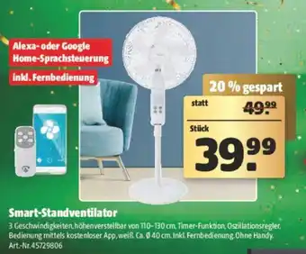 Hagebau Smart-Standventilator Angebot