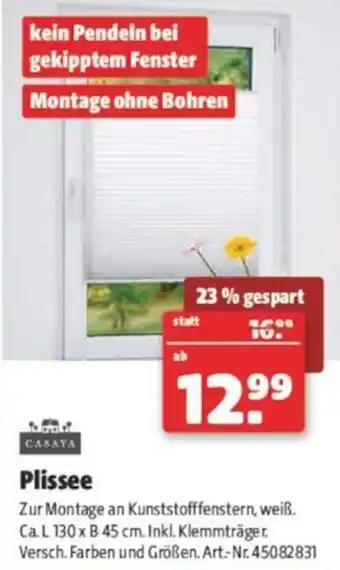 Hagebau Plissee Angebot