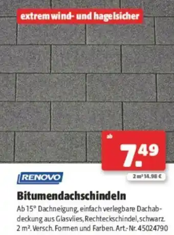 Hagebau Bitumendachschindeln Angebot