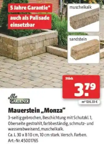 Hagebau Mauerstein,,Monza Angebot