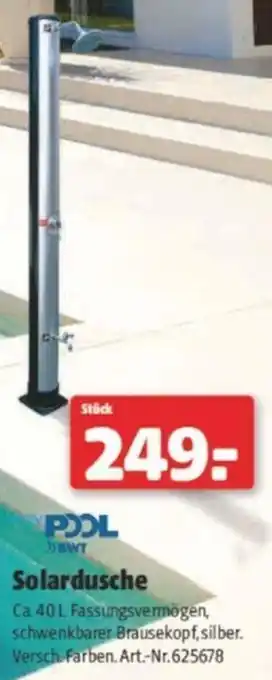 Hagebau Solardusche Angebot