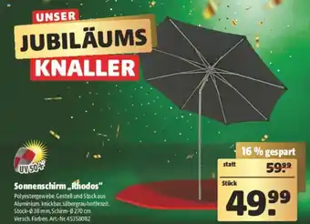 Hagebau Sonnenschirm,,Rhodos Angebot