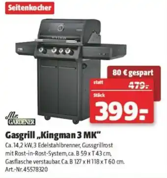 Hagebau Gasgrill „Kingman 3 MK Angebot