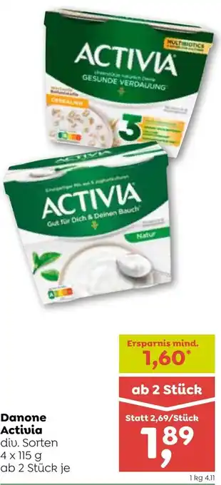 ADEG Danone Activia 4 x 115g Angebot