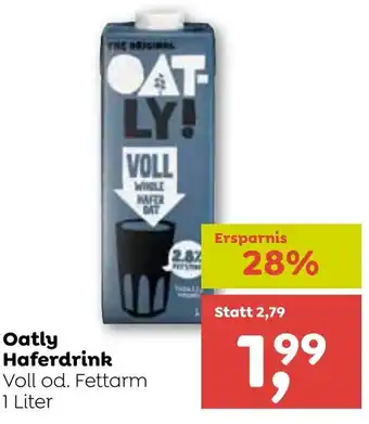 ADEG Oatly Haferdrink 1 Liter Angebot