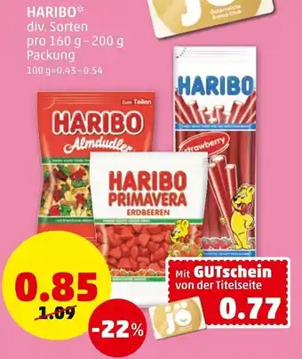 PENNY Haribo 160 g Angebot