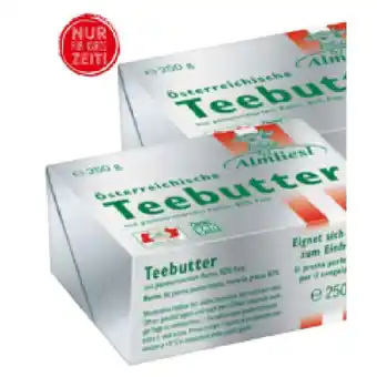 Almliesl Teebutter SPAR 250 Gramm 1 Packung