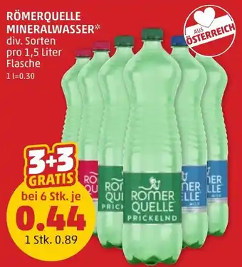 PENNY RÖMERQUELLE MINERALWASSER Angebot