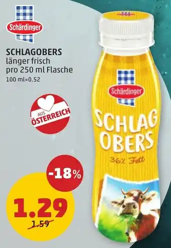 PENNY SCHLAGOBERS Angebot