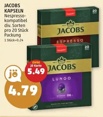 PENNY JACOBS KAPSELN Angebot