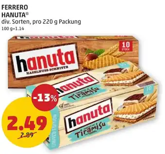 PENNY FERRERO HANUTA Angebot