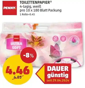 PENNY TOILETTENPAPIER Angebot