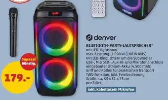 PENNY BLUETOOTH-PARTY-LAUTSPRECHER Angebot