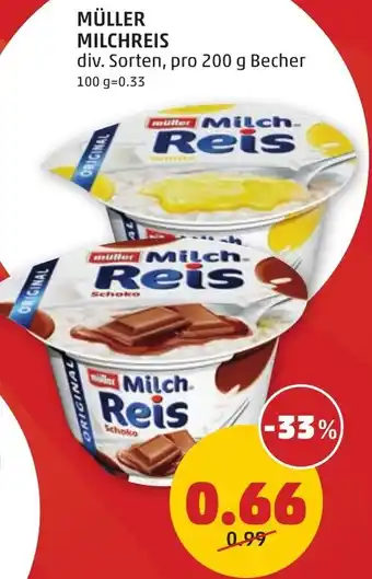 PENNY MÜLLER MILCHREIS Angebot