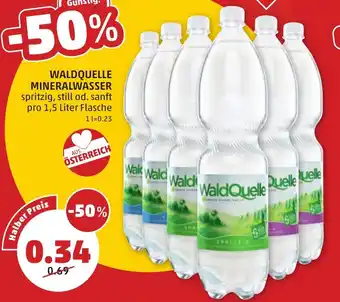 PENNY WALDQUELLE MINERALWASSER Angebot