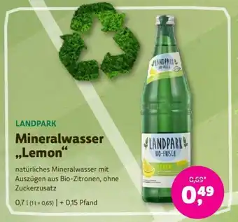 Denn's Biomarkt Mineralwasser ,,Lemon Angebot