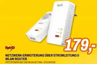 Expert NETZWERK-ERWEITERUNG ÜBER STROMLEITUNG & WLAN-ROUTER Angebot