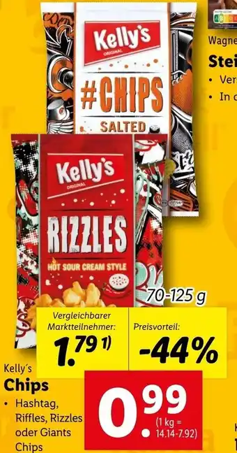 Lidl Kelly's Chips 1Kg Angebot