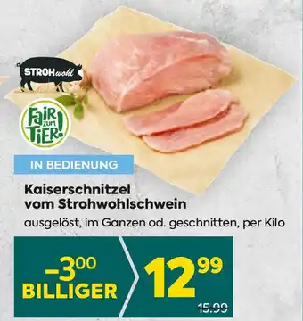 Billa Kaiserschnitzel vom Strohwohlschwein Angebot