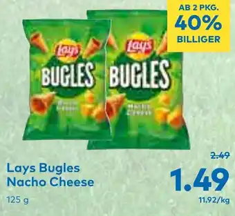 T&G Lays Bugles Nacho Cheese 125g Angebot
