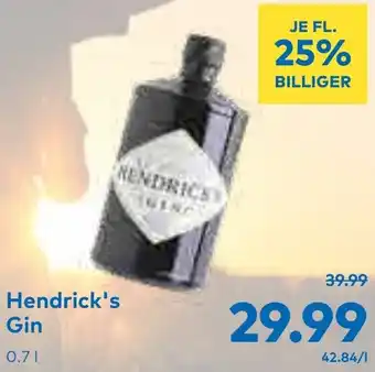 T&G Hendrick's Gin 0.7L Angebot
