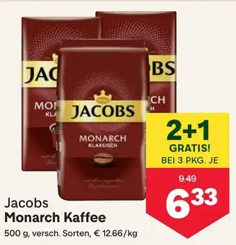 MPreis Monarch Kaffee 500g Angebot