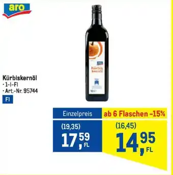 Metro Kürbis kernöl 1L Angebot