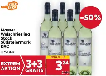 Billa Masser Welschriesling Stock Südsteiermark DAC Angebot