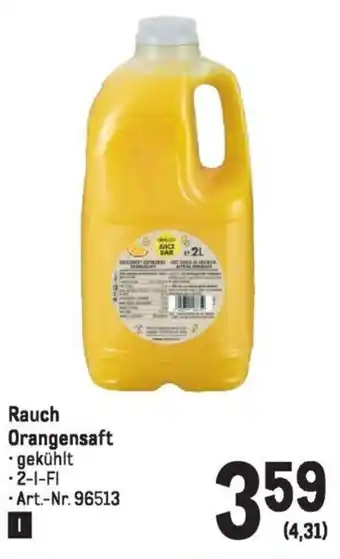 Metro Rauch Orangensaft 2L Angebot