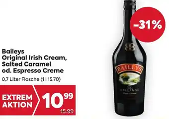 Billa Baileys Original Irish Cream, Salted Caramel Od. Espresso Creme Angebot