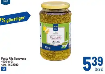 Metro Pesto Alla Genovese 500g Angebot
