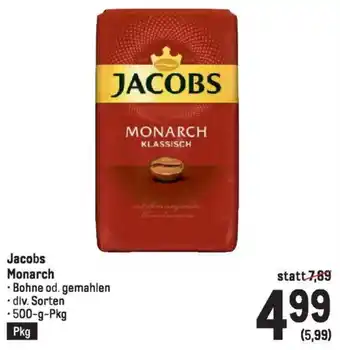 Metro Jacobs Monarch 500g Angebot
