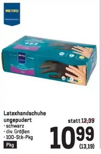 Metro Latexhandschuhe ungepudert Angebot