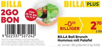 Billa Billa Bali Brunch Hummus Mit Falafel Angebot
