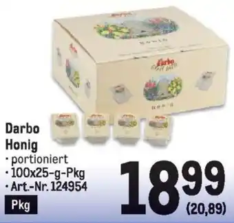 Metro Darbo Honig 100x25g Angebot