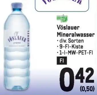 Metro Vöslauer Mineralwasser 1L Angebot