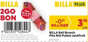 Billa Billa Bali Brunch Pita Roll Pulled Jackfruit Angebot