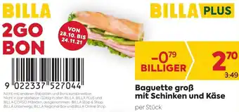 Billa Banguette Groß Mit Schinken Und Käse Angebot