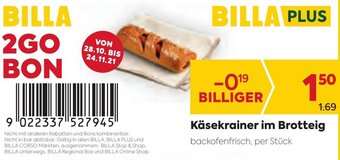 Billa Käsekrainer Im Brotteig Angebot