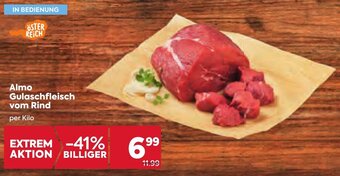 Billa Almo Gulaschfleisch Vom Rind Angebot