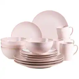 Möbelix Kombiservice Ossia Keramik 4 Personen Geschirr Set Rosa Angebot