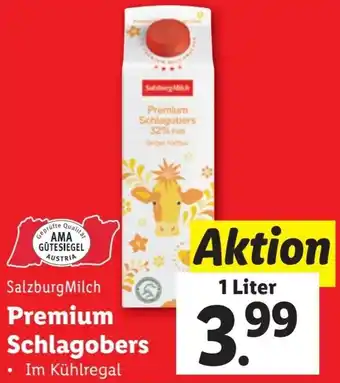 Lidl Premium Schlagobers 1 Liter Angebot