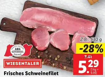 Lidl Frisches Schweinefilet 530g Angebot