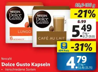 Lidl Dolce Gusto Kapseln 89.6-186g Angebot
