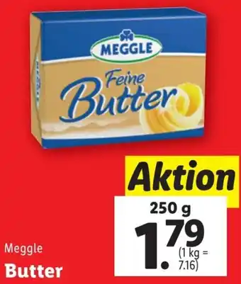 Lidl Meggle Butter 250g Angebot