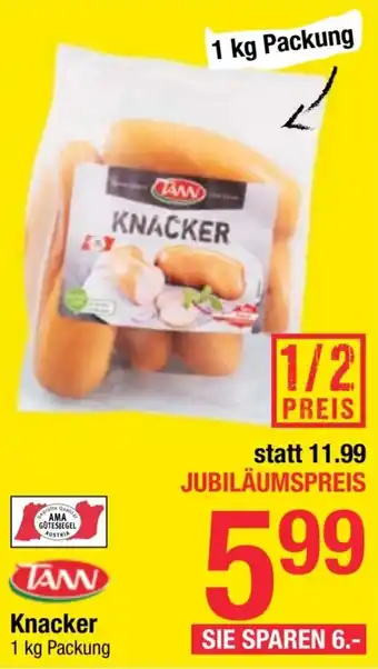 Maximarkt KNACKER 1kg Angebot