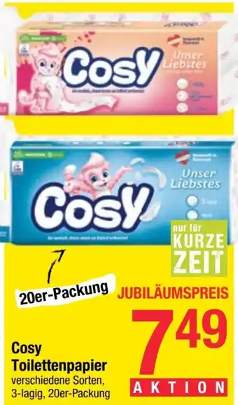 Maximarkt Cosy Toilettenpapier Angebot