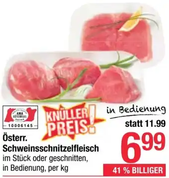 Österr Schweinsschnitzelfleisch