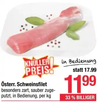 Maximarkt Österr Schweinsfilet Angebot