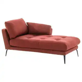 Möbelix Recamiere Softy L: 168 cm Textil Terra Cotta Angebot